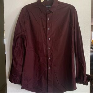 Men's Express 1MX Collared Button Down Shirt